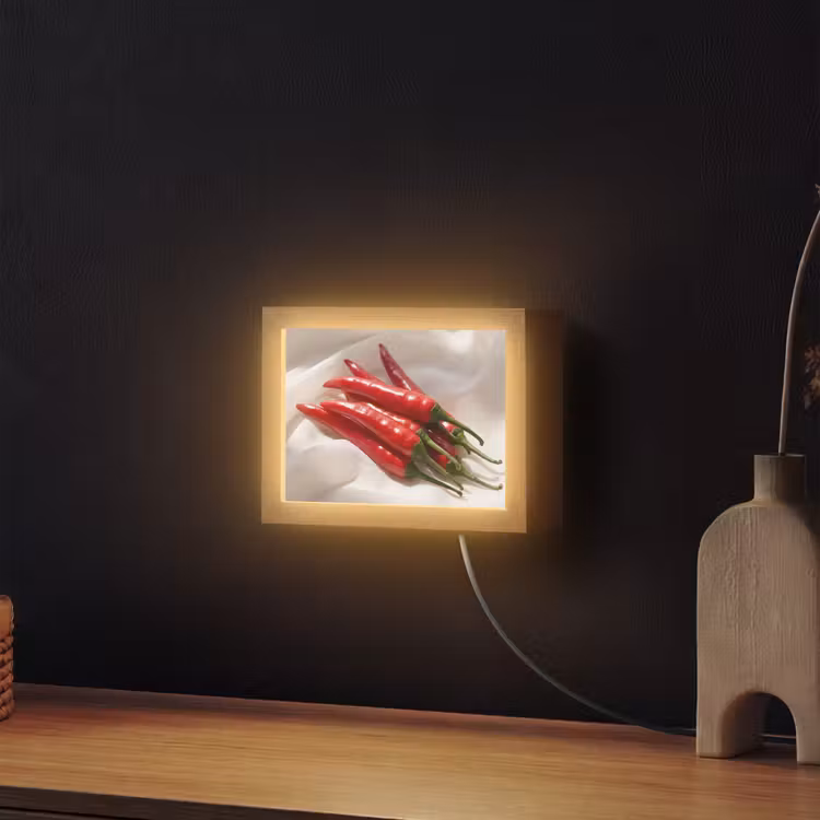 Lightbox - Wandlamp - Peper - Rood - Eten — 2