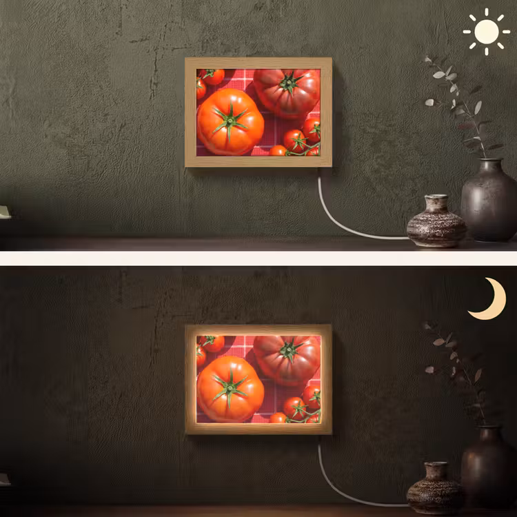 Lightbox - Wandlamp - Tomaat - Rood - Eten — 3