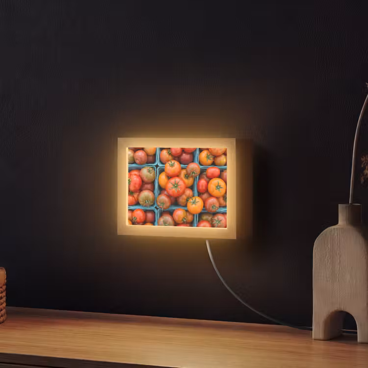 Lightbox - Wandlamp - Tomaten - Eten - Kleurrijk — 2