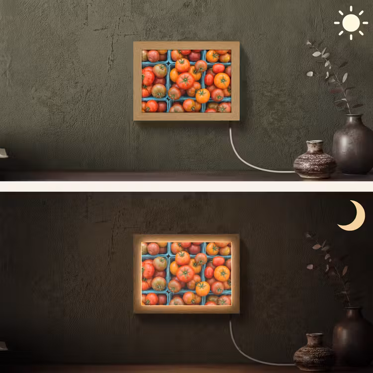 Lightbox - Wandlamp - Tomaten - Eten - Kleurrijk — 3