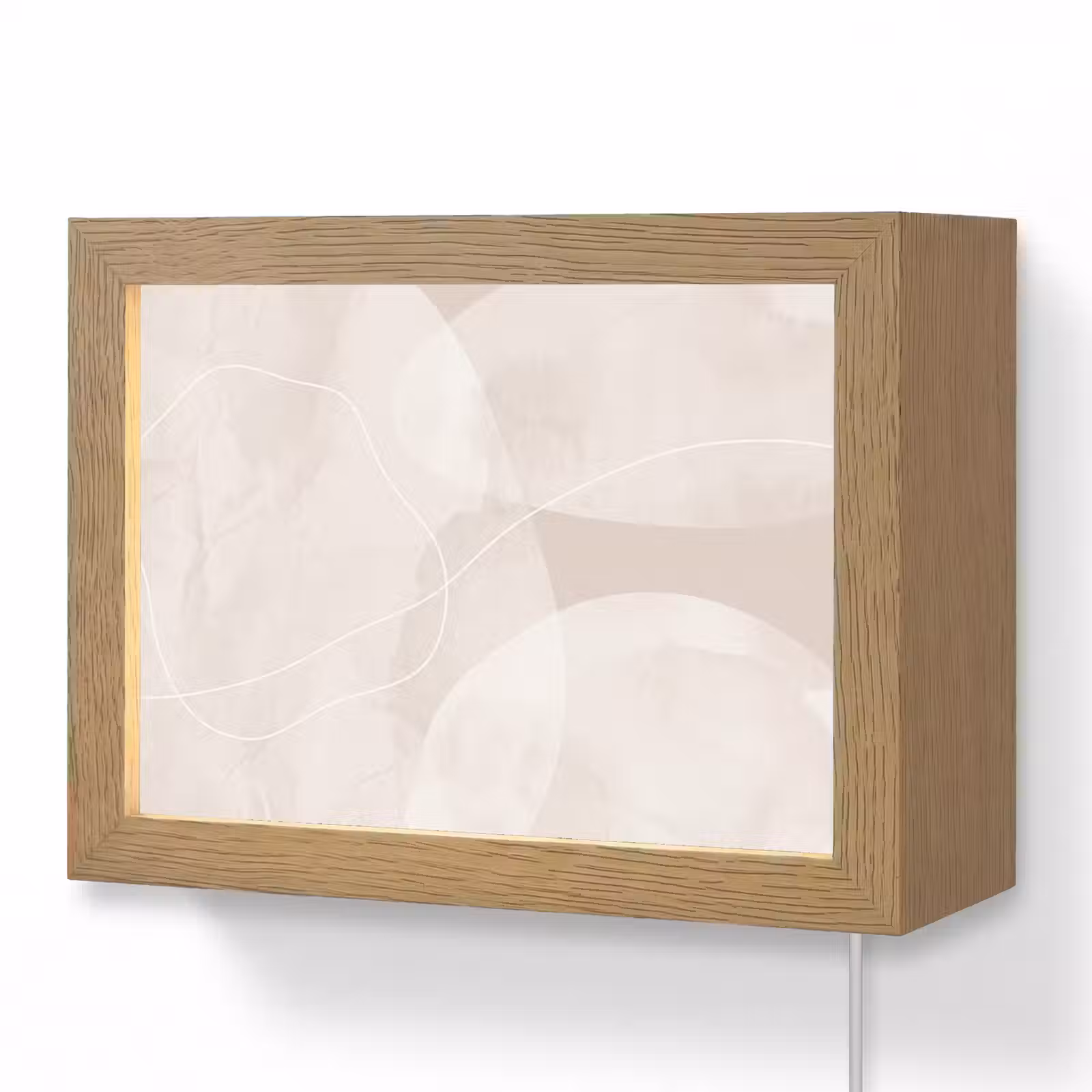 Lightbox - Wandlamp - Kunst - Lijnen - Modern — 1