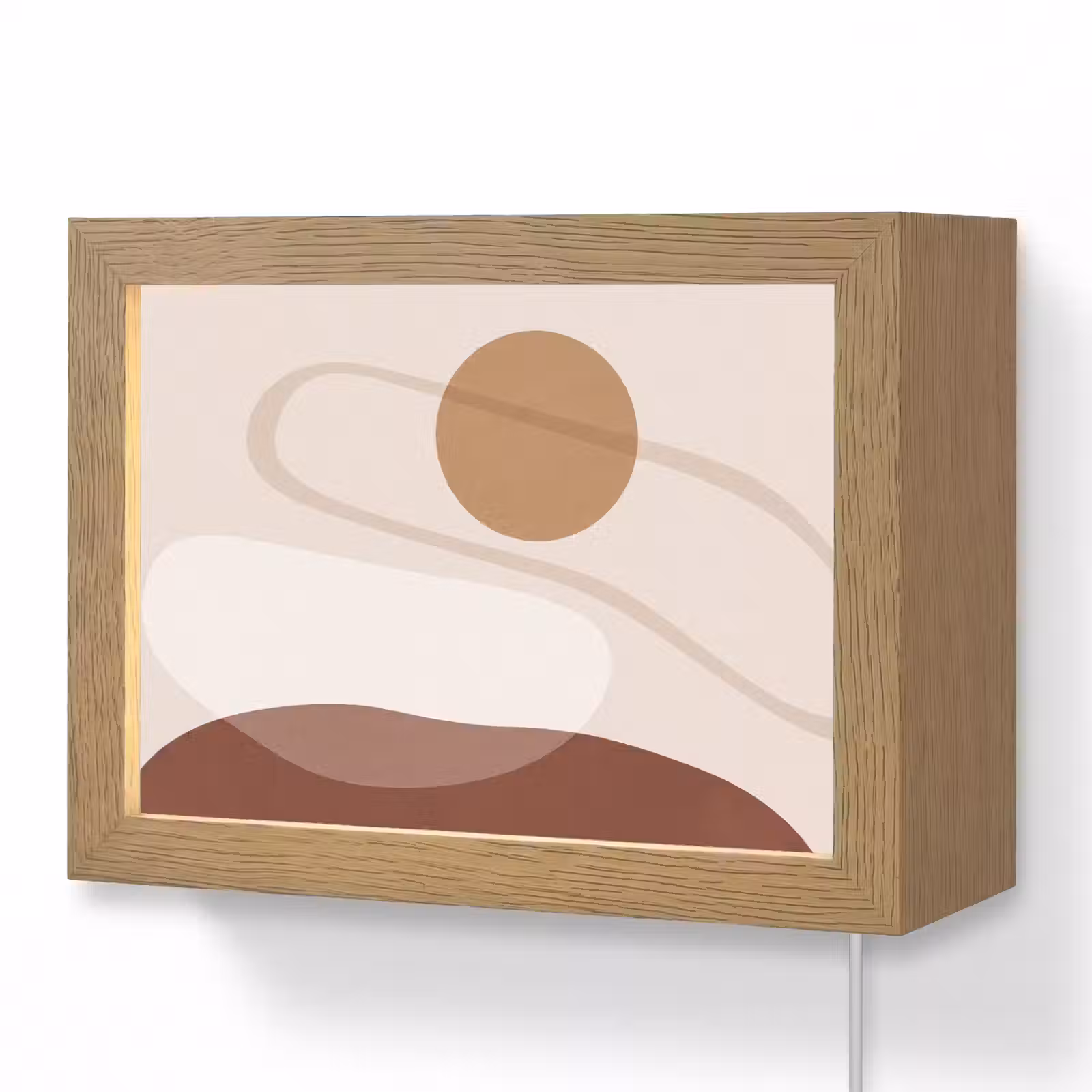 Lightbox - Wandlamp - Vormen - Organisch - Kunst — 1
