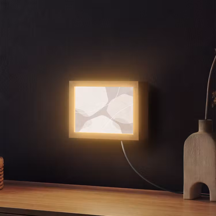 Lightbox - Wandlamp - Abstract - Vormen - Beige — 2