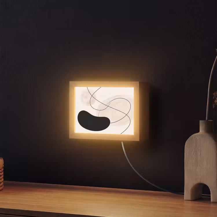Lightbox - Wandlamp - Abstract - Vormen - Kunst — 2