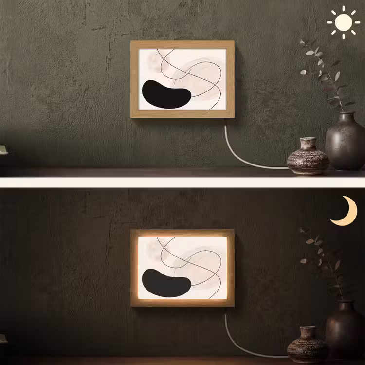 Lightbox - Wandlamp - Abstract - Vormen - Kunst — 3