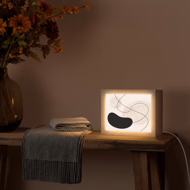 Lightbox - Wandlamp - Abstract - Vormen - Kunst — 5