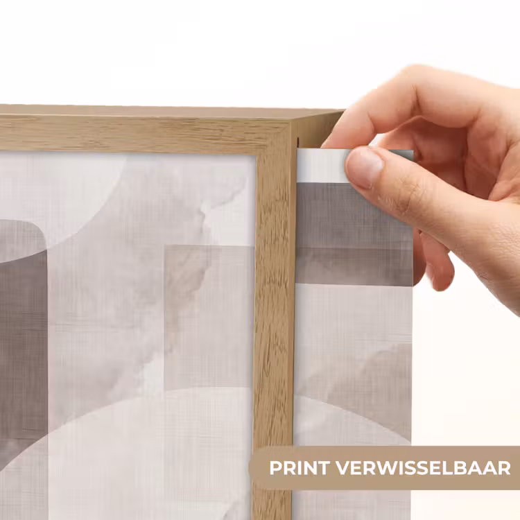 Lightbox - Wandlamp - Abstracte vormen - Beige — 6