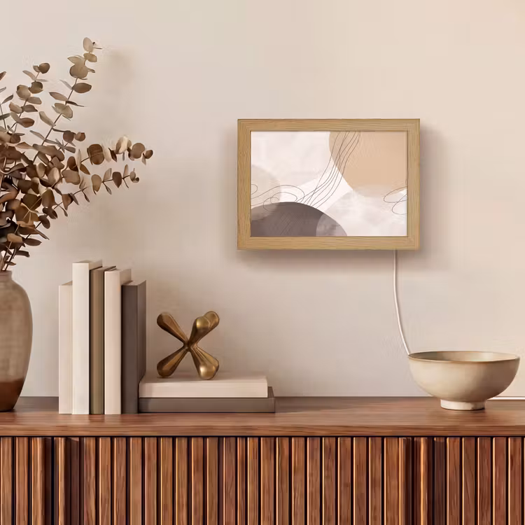 Lightbox - Wandlamp - Abstractie - Beige - Modern — 4