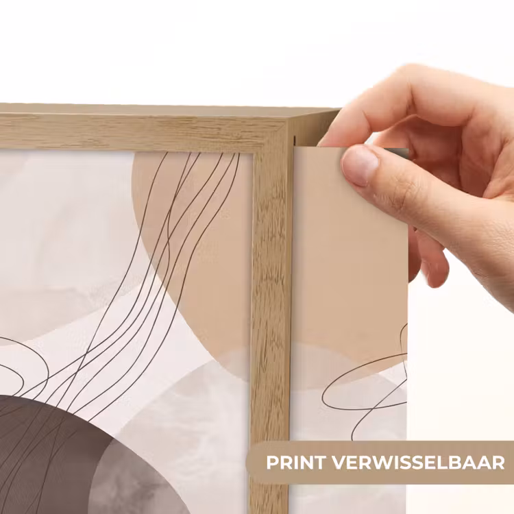 Lightbox - Wandlamp - Abstractie - Beige - Modern — 6