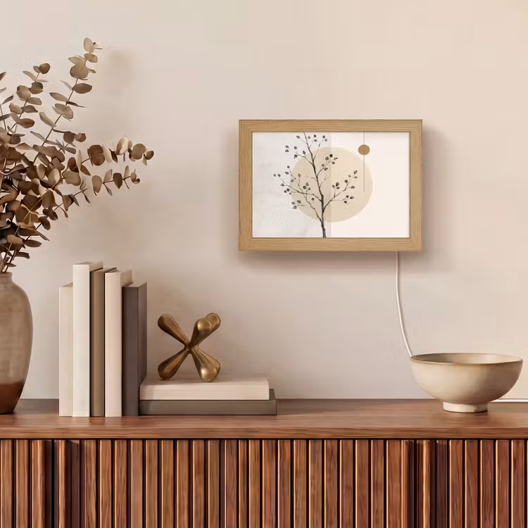Lightbox - Wandlamp - Plant - Abstract - Beige — 4
