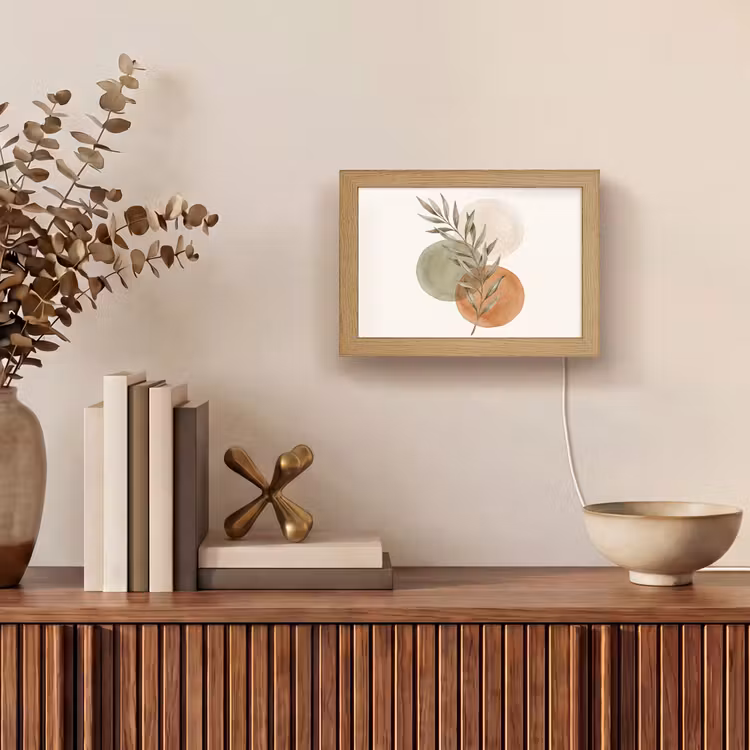 Lightbox - Wandlamp - Plant - Cirkels - Abstract — 4