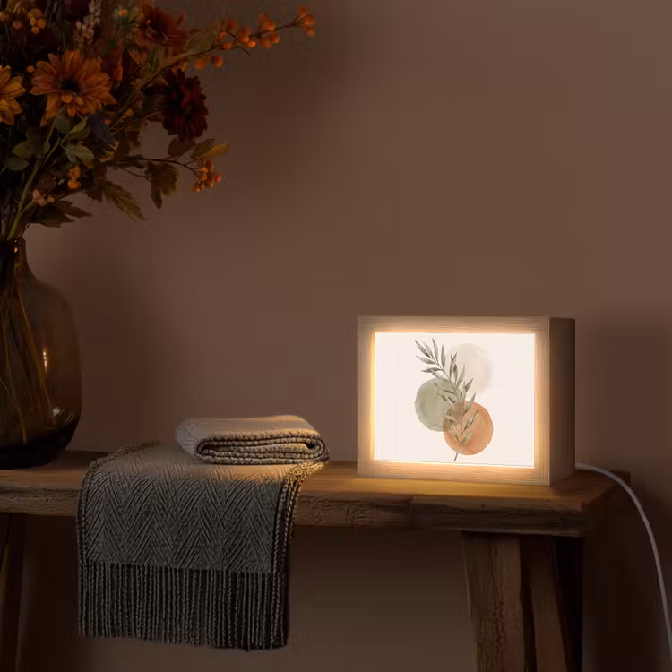 Lightbox - Wandlamp - Plant - Cirkels - Abstract — 5