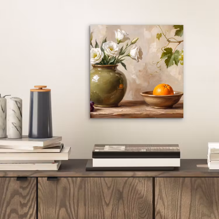 Aluminium schilderij - Bloemen - Fruit - Stilleven — 2