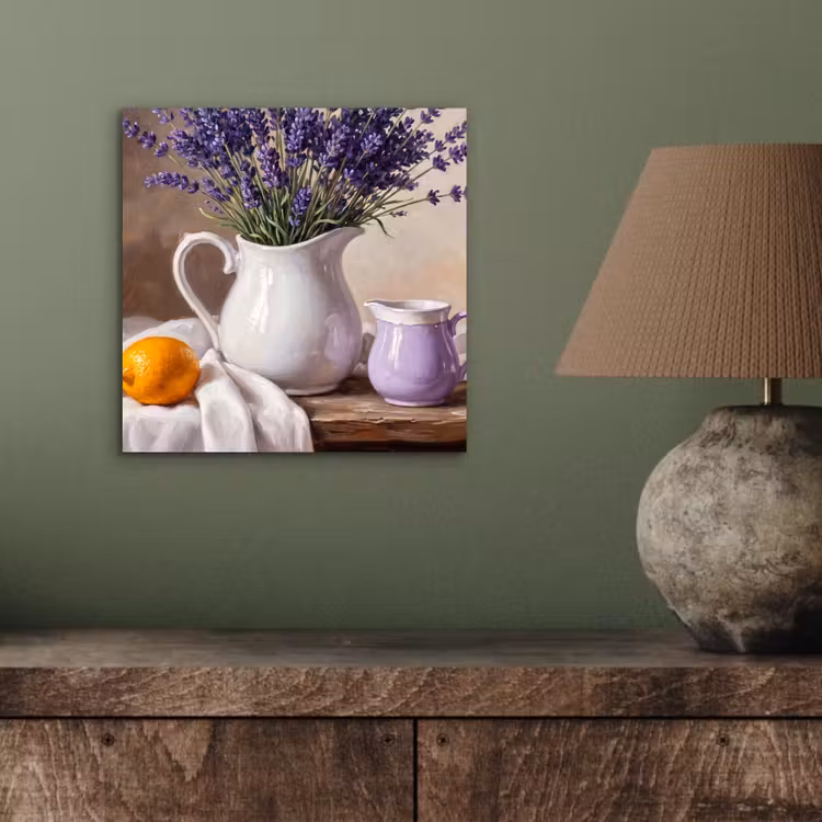 Aluminium schilderij - Bloemen - Stilleven - Paars — 3