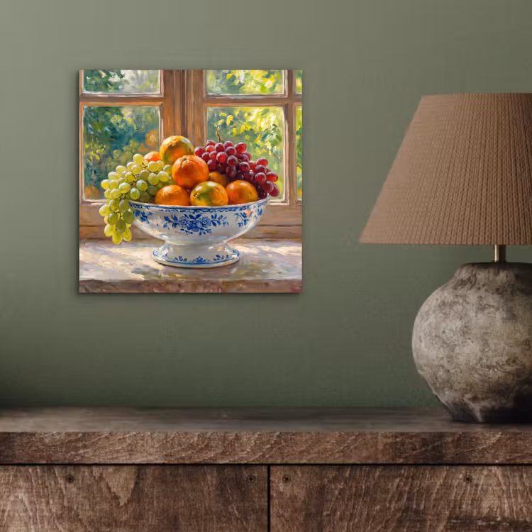 Aluminium schilderij - Fruit - Vensterbank - Natuur — 3