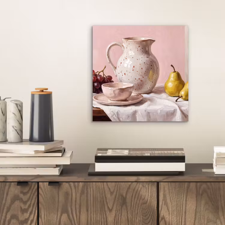 Aluminium schilderij - Stilleven - Fruit - Roze — 2