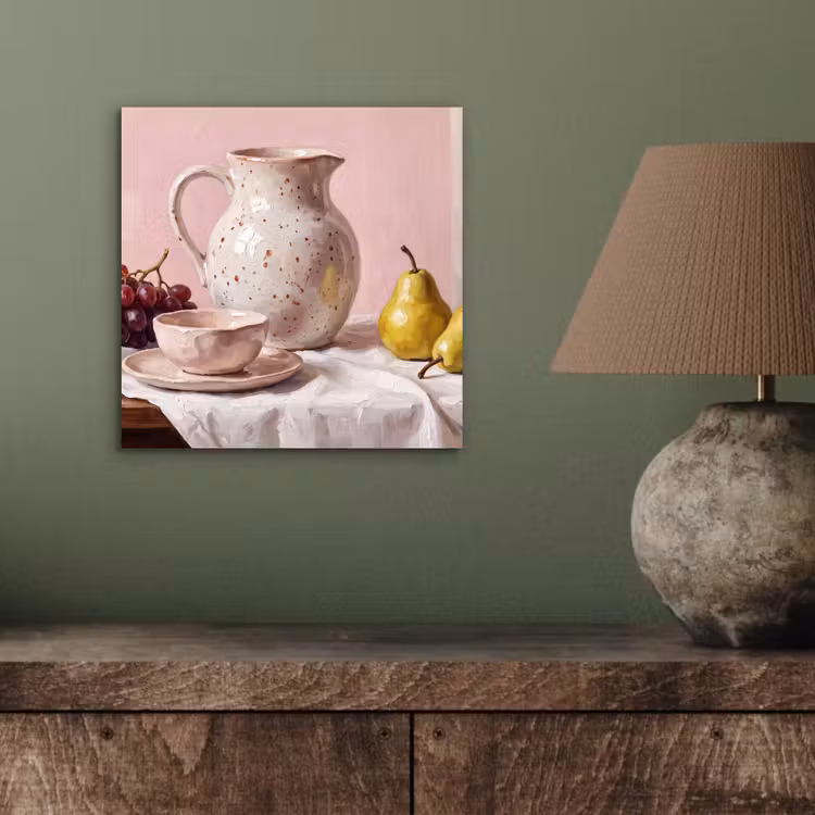 Aluminium schilderij - Stilleven - Fruit - Roze — 3