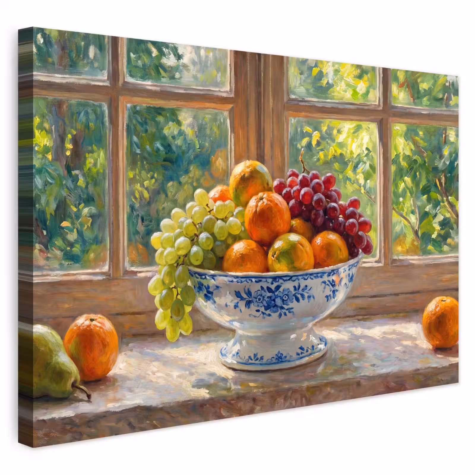 Buiten canvas - Fruit - Vensterbank - Natuur — 1