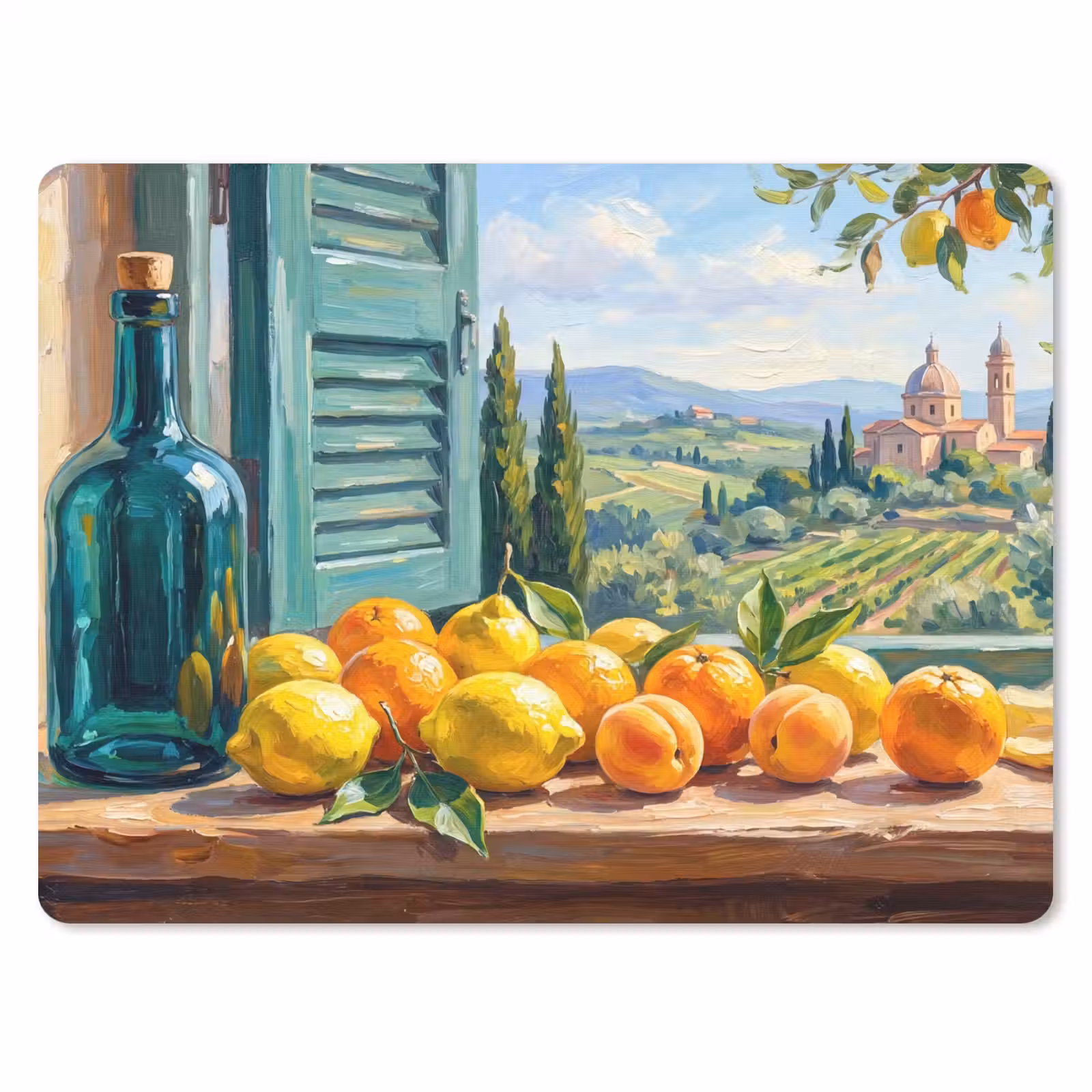 Muismat - Fles - Fruit - Stilleven — 1