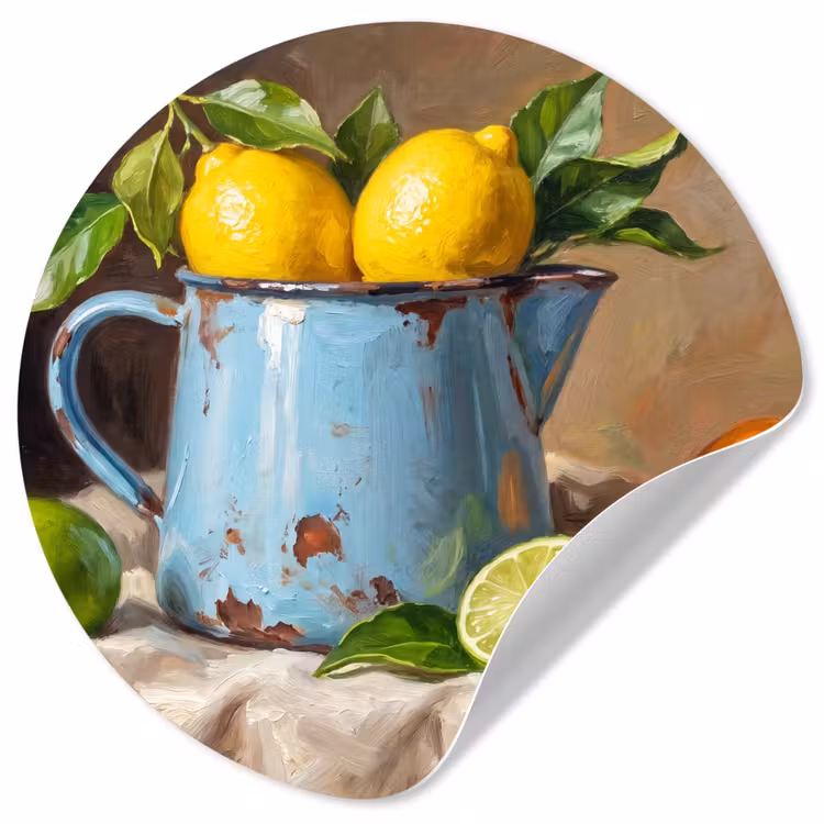Behangcirkel - Eten - Stilleven - Klassiek — 1