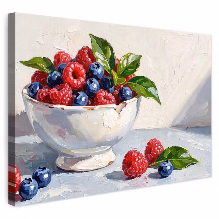 Buiten canvas - Bessen - Kom - Eten — 1