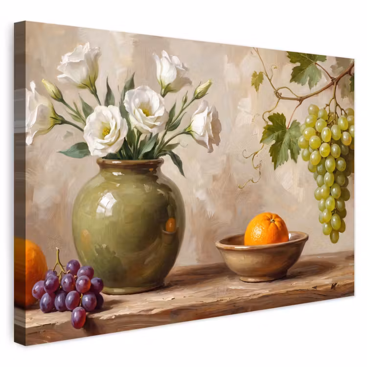Buiten canvas - Bloemen - Fruit - Stilleven — 1