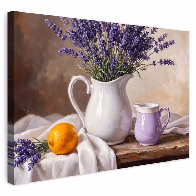 Buiten canvas - Bloemen - Stilleven - Paars — 1