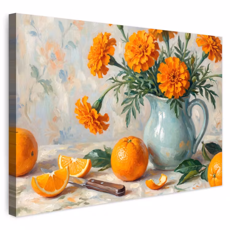 Buiten canvas - Eten - Oranje - Kunst — 1