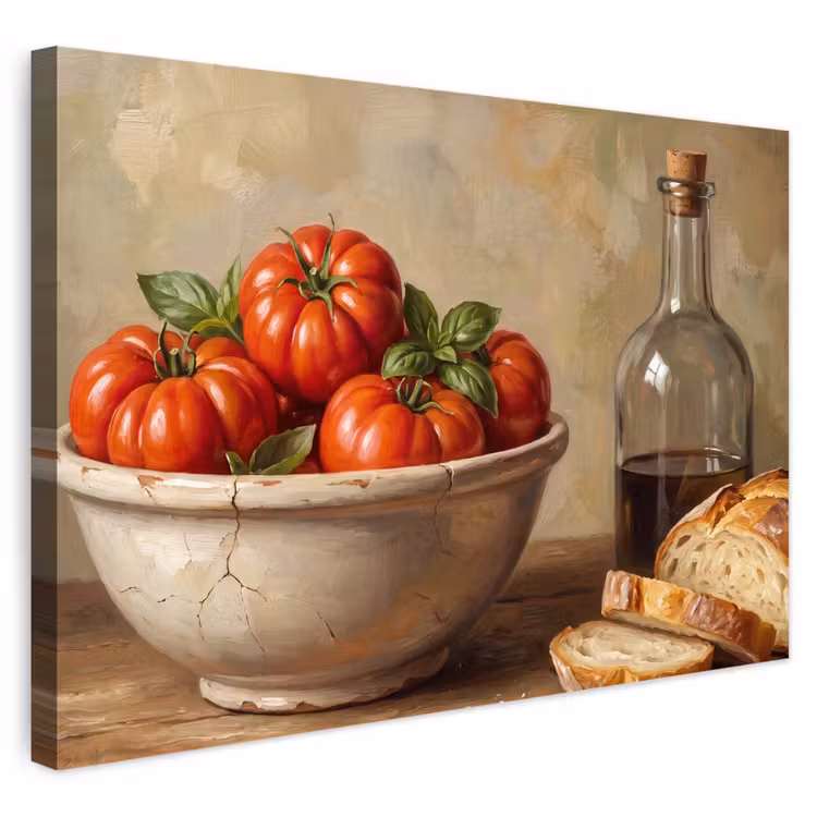 Buiten canvas - Tomaten - Kom - Eten — 1