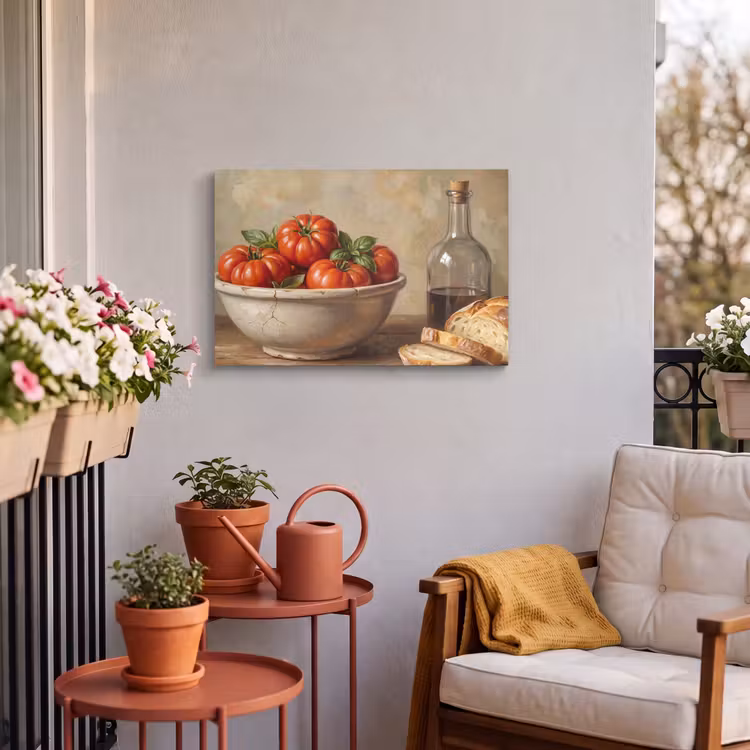Buiten canvas - Tomaten - Kom - Eten — 3