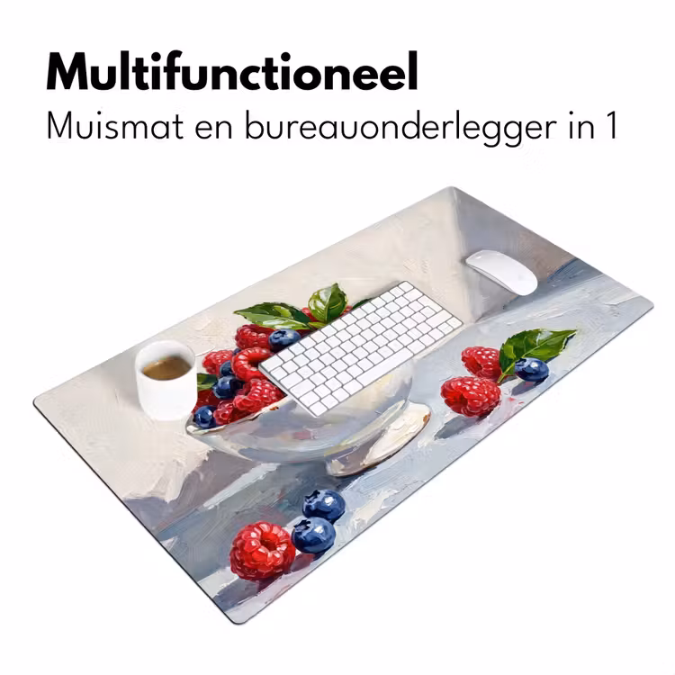 Bureau onderlegger - Bessen - Kom - Eten — 7