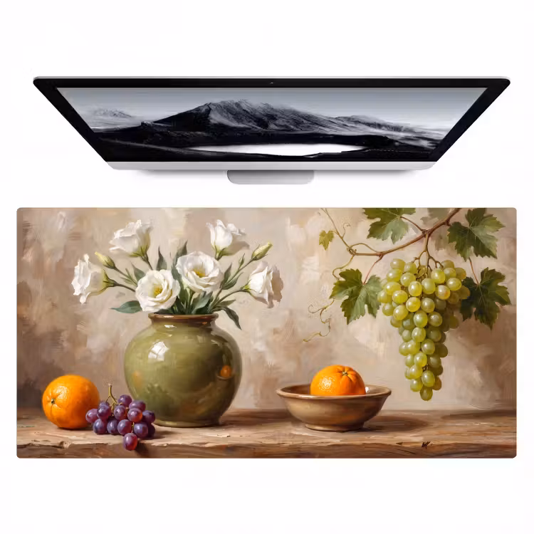 Bureau onderlegger - Bloemen - Fruit - Stilleven — 1