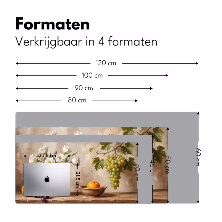 Bureau onderlegger - Bloemen - Fruit - Stilleven — 8