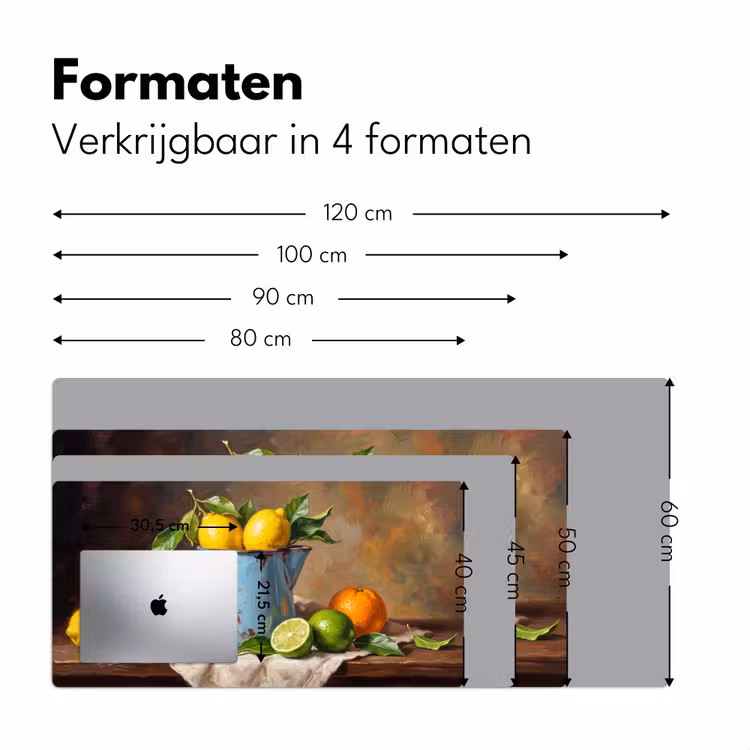 Bureau onderlegger - Eten - Stilleven - Klassiek — 8