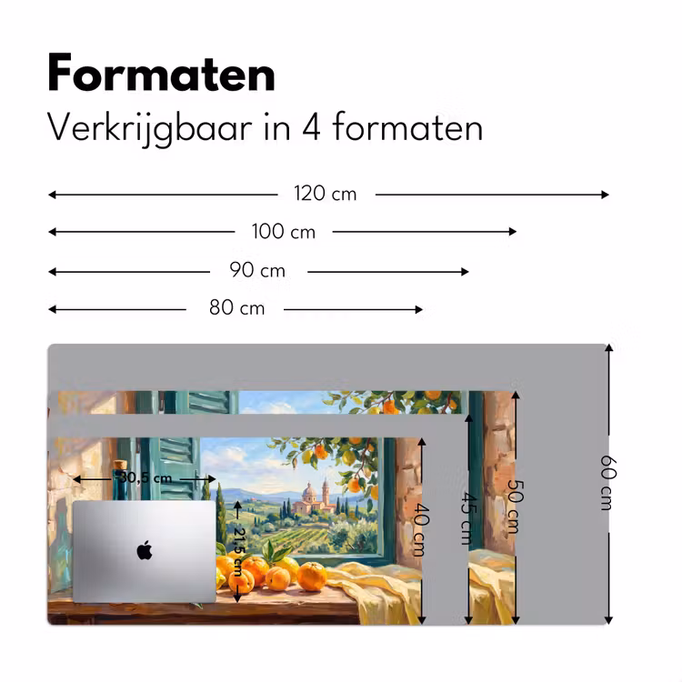 Bureau onderlegger - Fles - Fruit - Stilleven — 8