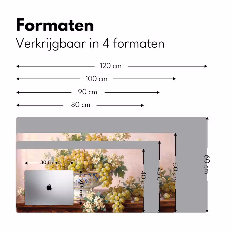 Bureau onderlegger - Fruit - Stilleven - Klassiek — 8