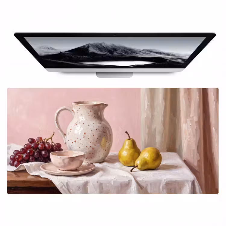 Bureau onderlegger - Stilleven - Fruit - Roze — 1