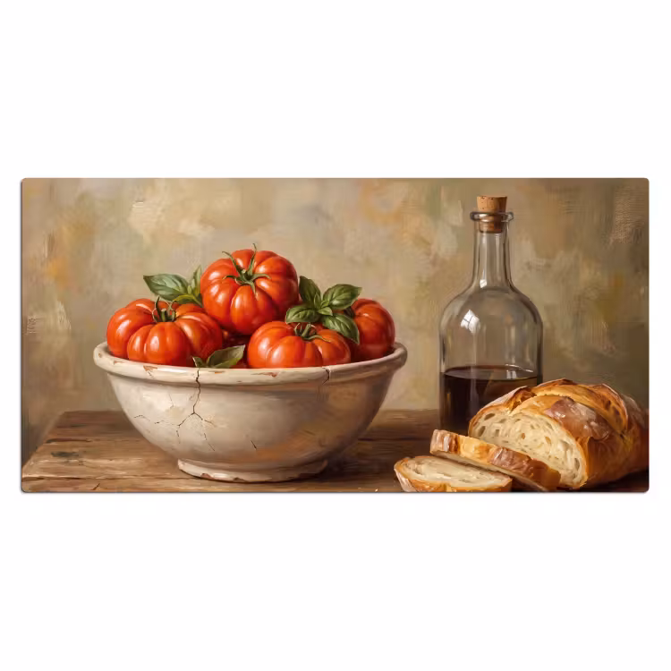 Bureau onderlegger - Tomaten - Kom - Eten — 2