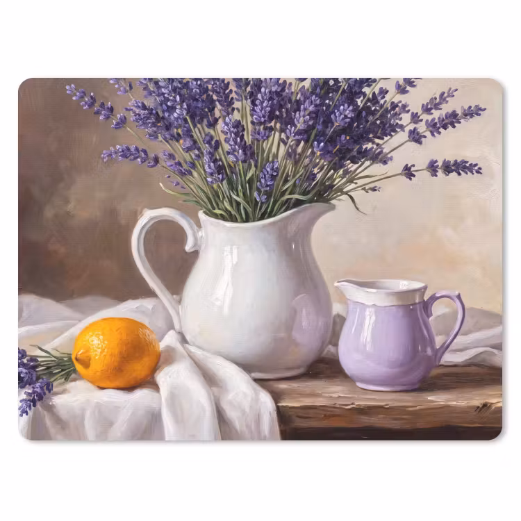 Muismat - Bloemen - Stilleven - Paars — 1