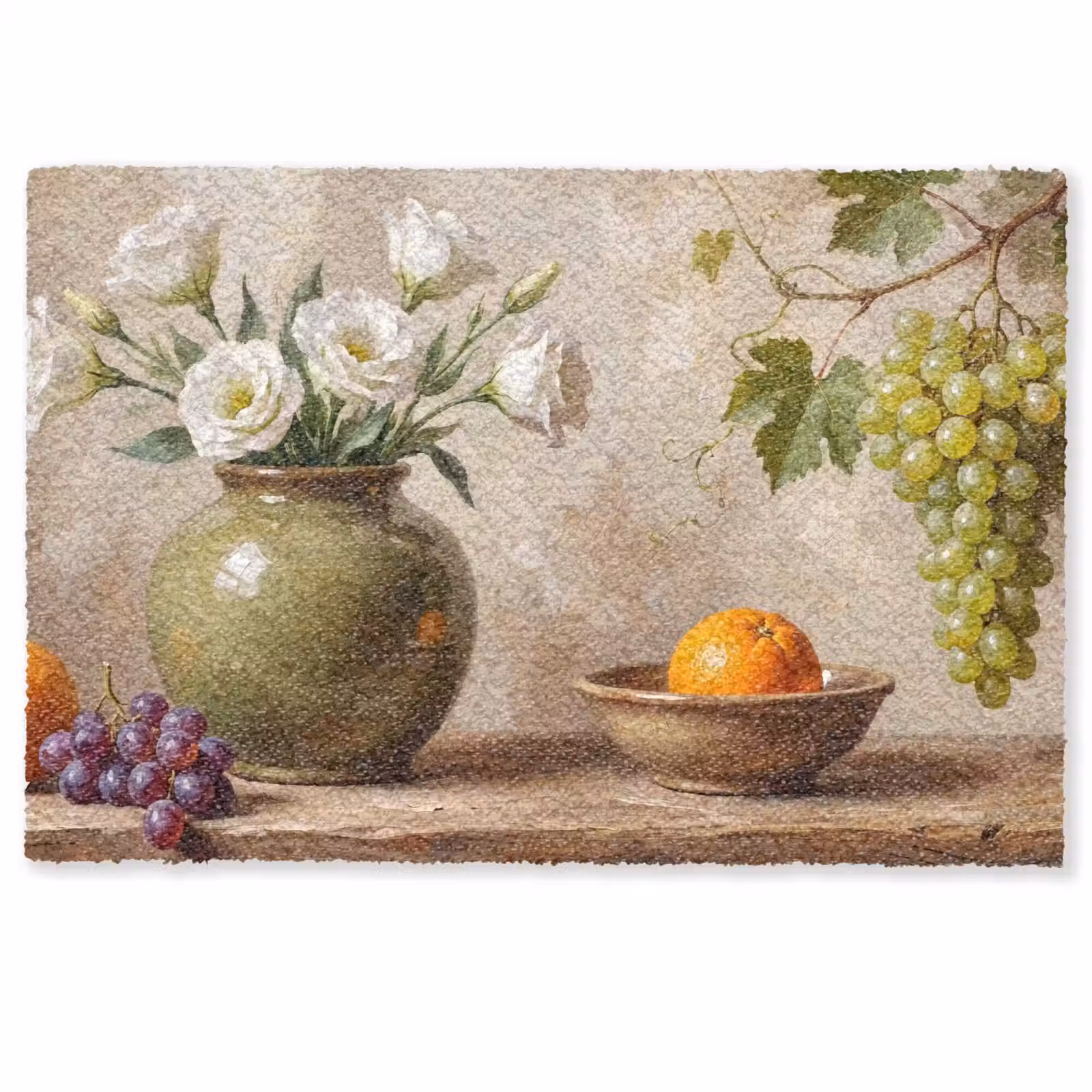 Deurmat - Bloemen - Fruit - Stilleven — 1