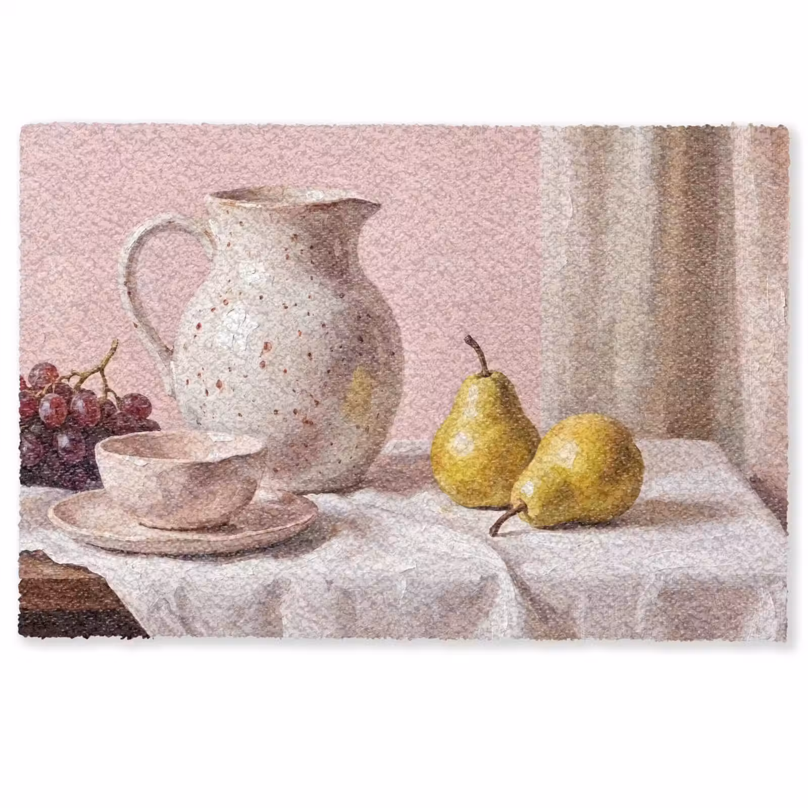 Deurmat - Stilleven - Fruit - Roze — 1