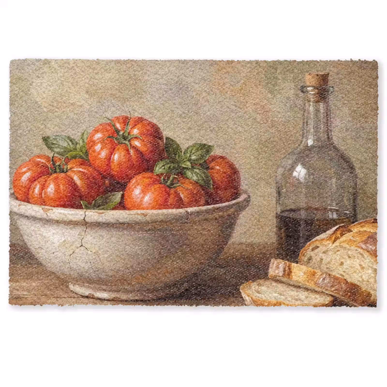 Deurmat - Tomaten - Kom - Eten — 1