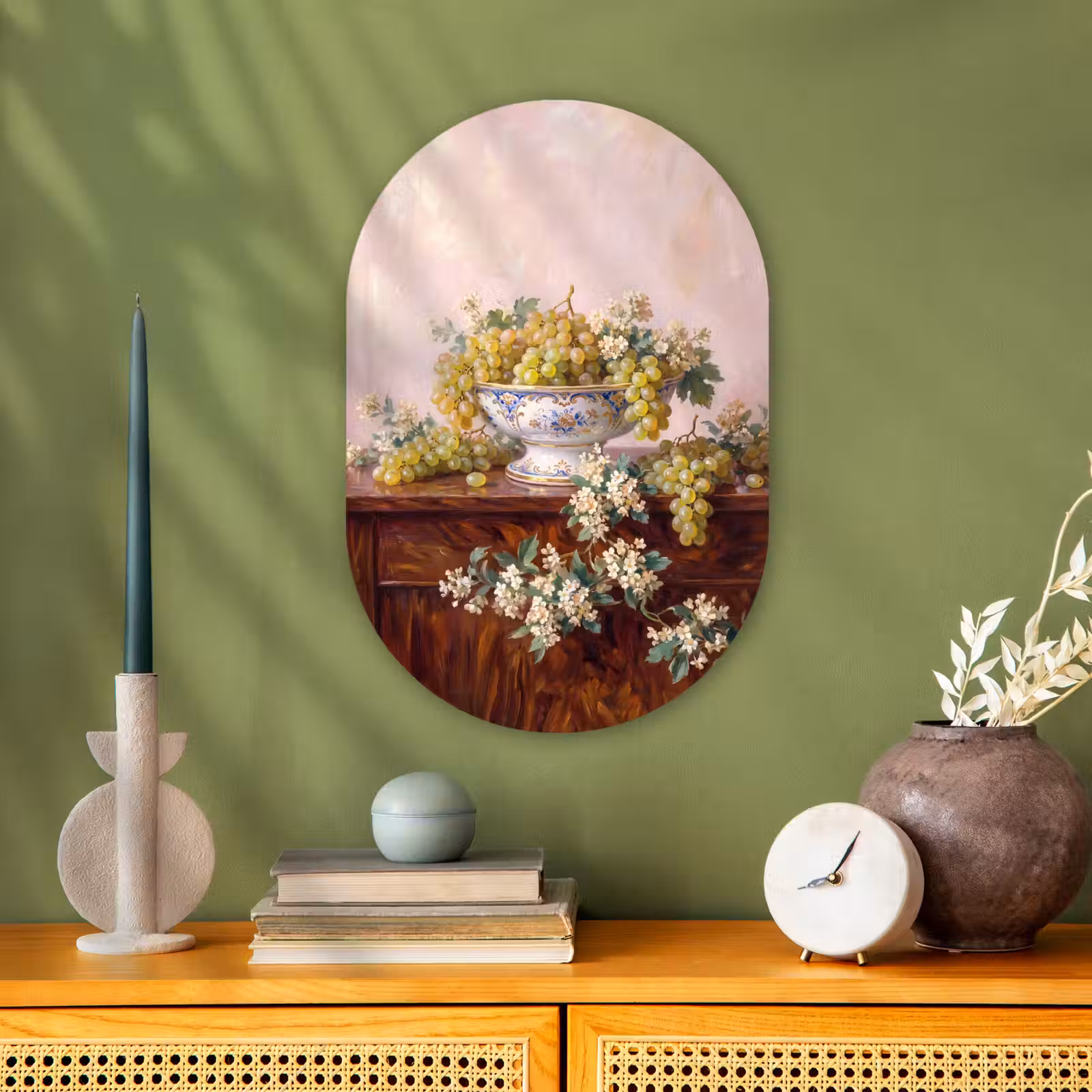 Muurovaal - Kunststof - Fruit - Stilleven - Klassiek — 1