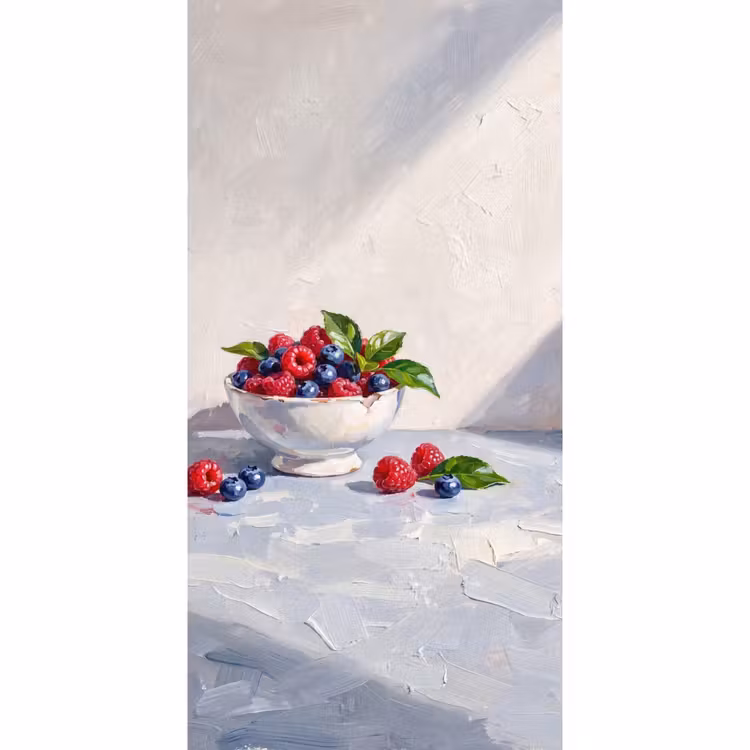 Behang - Bessen - Kom - Eten — 2