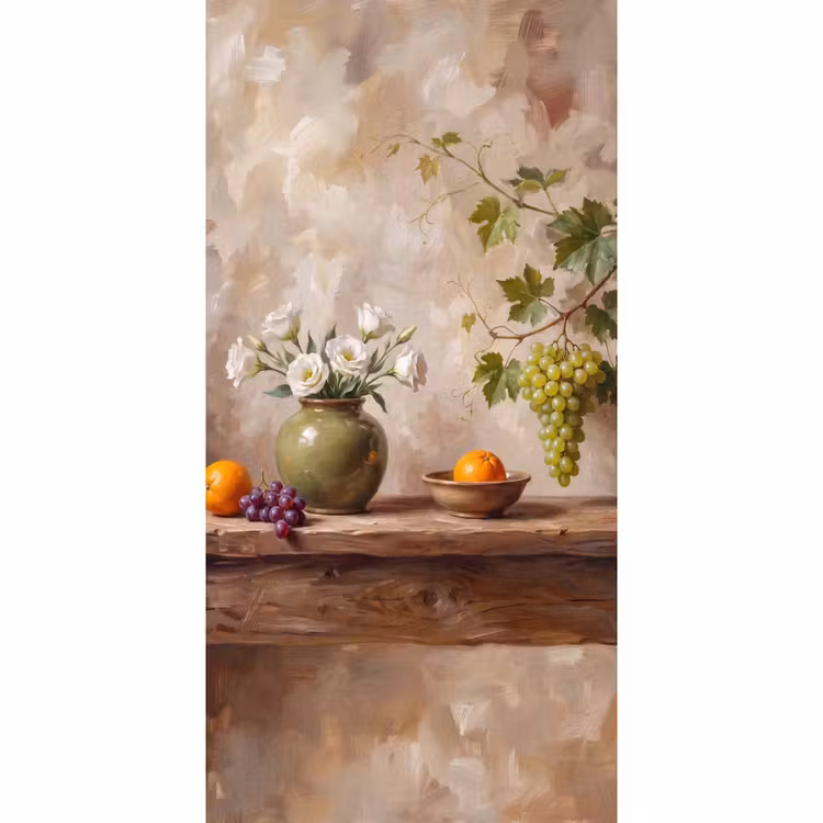 Behang - Bloemen - Fruit - Stilleven — 2