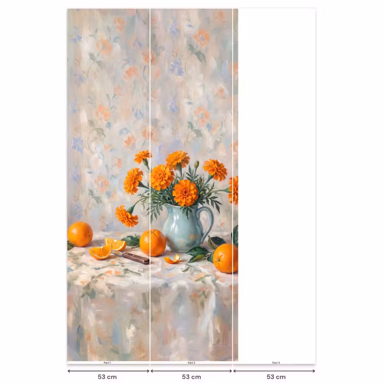 Behang - Eten - Oranje - Kunst — 6