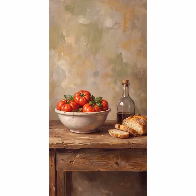 Behang - Tomaten - Kom - Eten — 2
