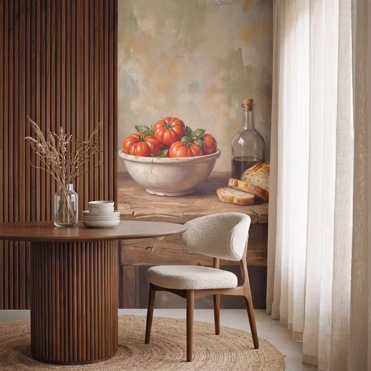 Behang - Tomaten - Kom - Eten — 4