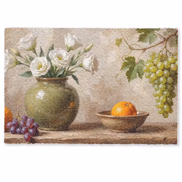 Deurmat - Bloemen - Fruit - Stilleven — 1