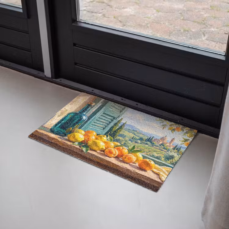 Deurmat - Fles - Fruit - Stilleven — 2